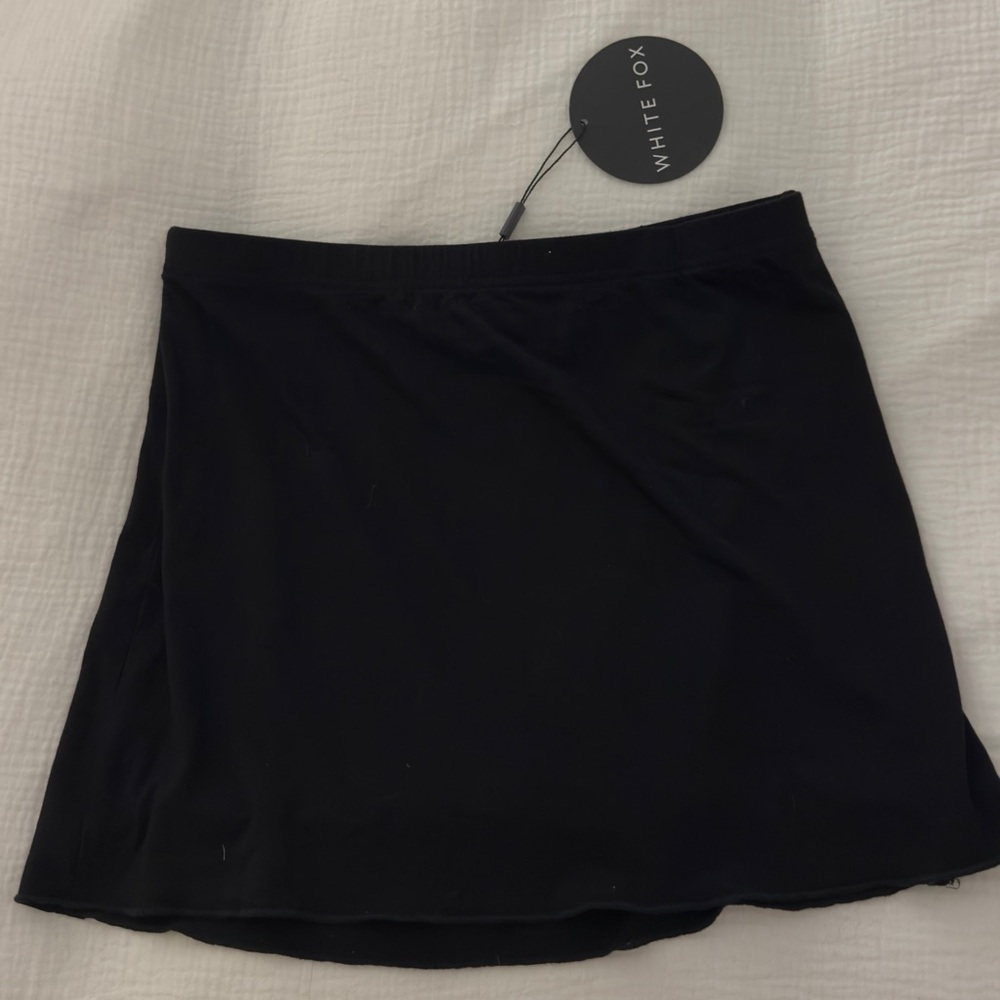 White Fox Call it Even Mini Skirt